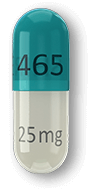 MYDAYIS® 25 mg capsule. MYDAYIS® is available in different strengths. Talk with your doctor to determine the best dose for you.